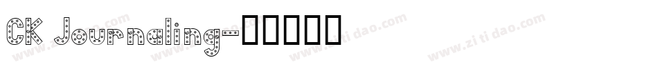 CK Journaling字体转换